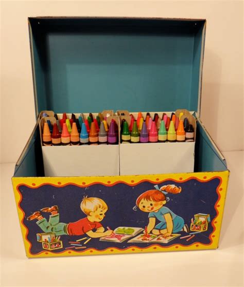 vintage metal crayon box|1,200 + results for vintage crayon box .